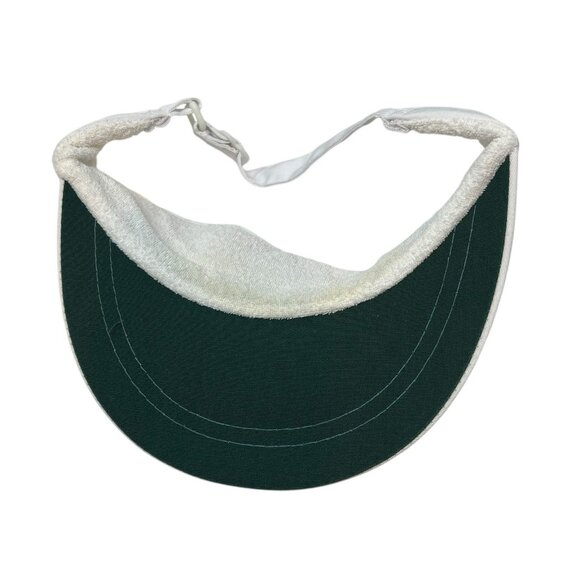 Nike Yupoong Vintage 80's Early Swoosh Logo Golf Tennis Visor Hat Cap Rare Grail - Picture 6 of 8